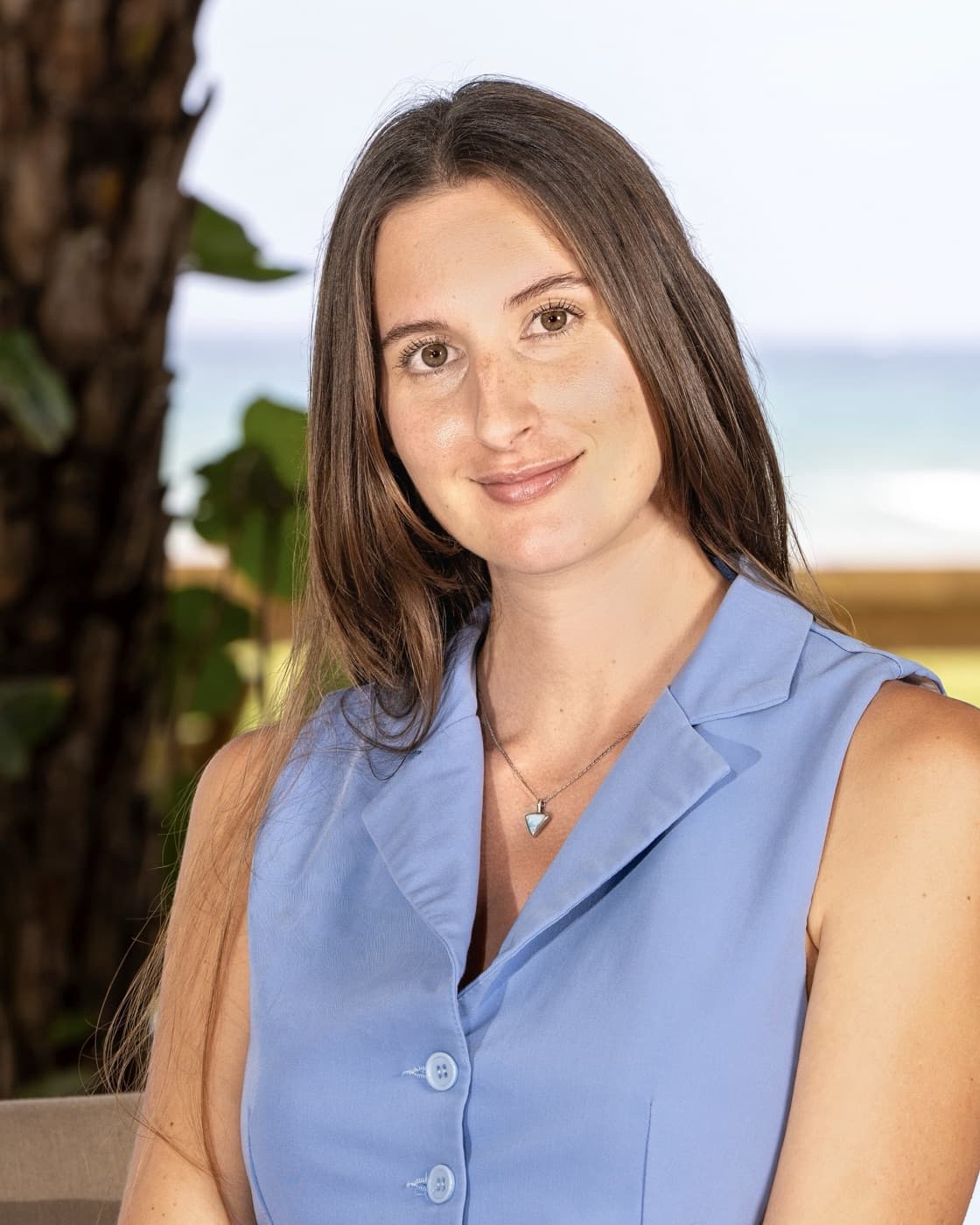 Gio, real estate agent, at a beachfront property in Cabarete, Dominican Republic