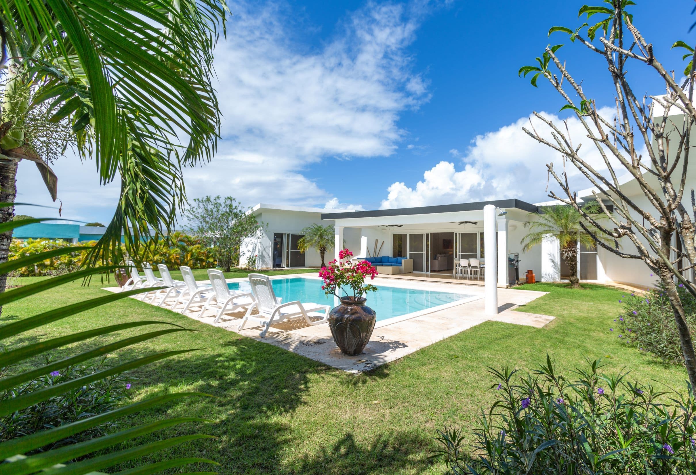 Condominium common area in Cabarete Dominican Republic