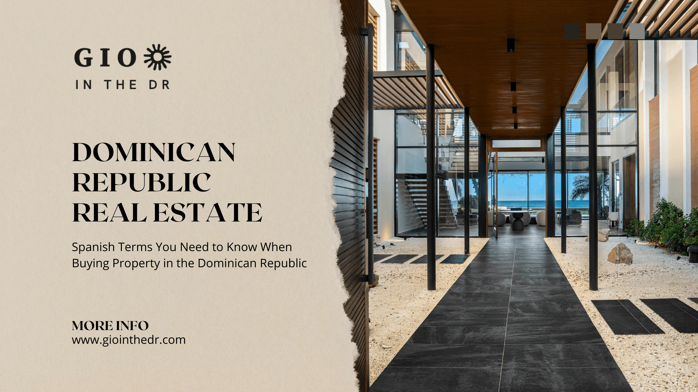Dominican Republic real estate Spanish terms