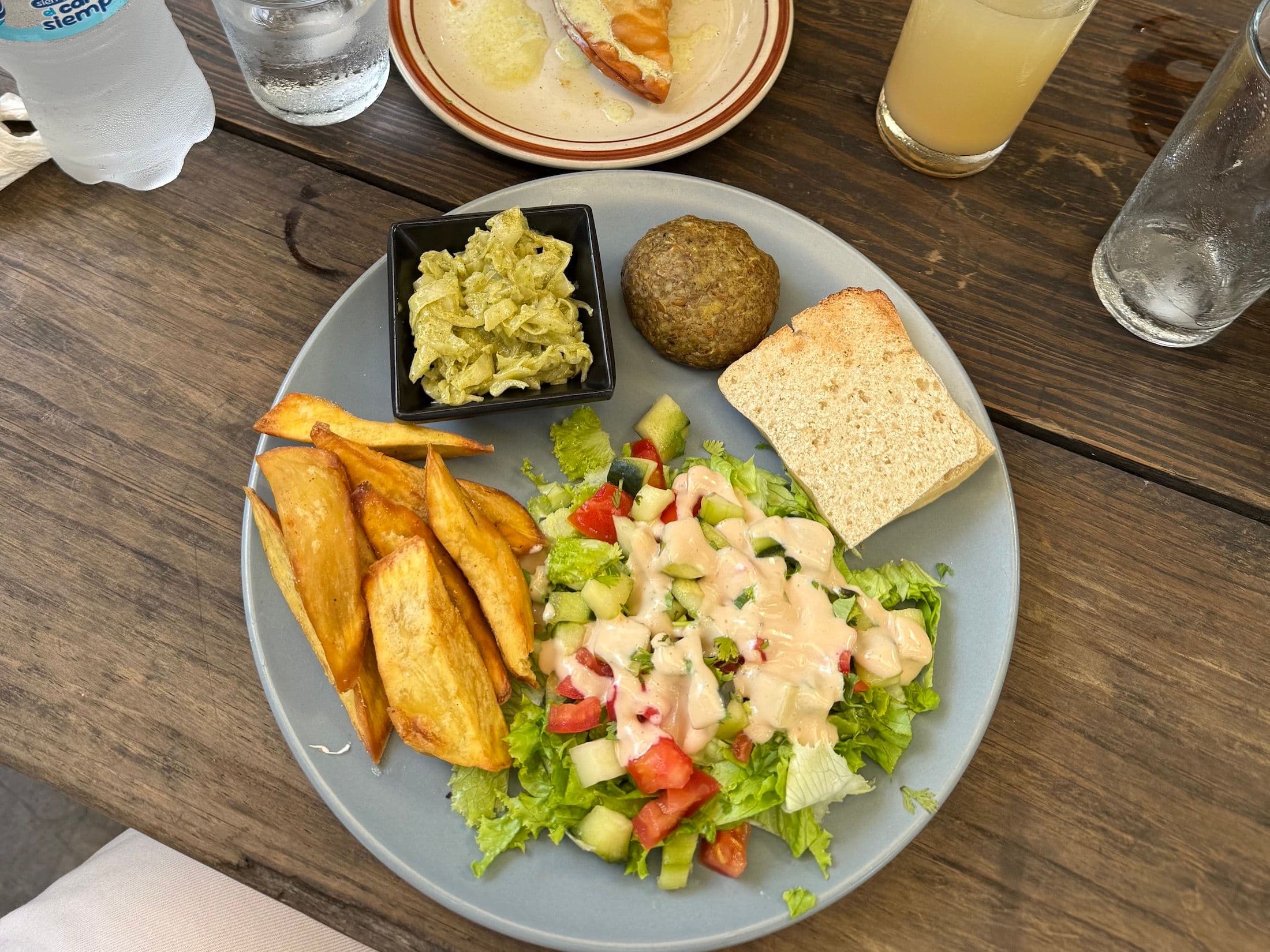 Delicious meal at Papaupa Santo Domingo